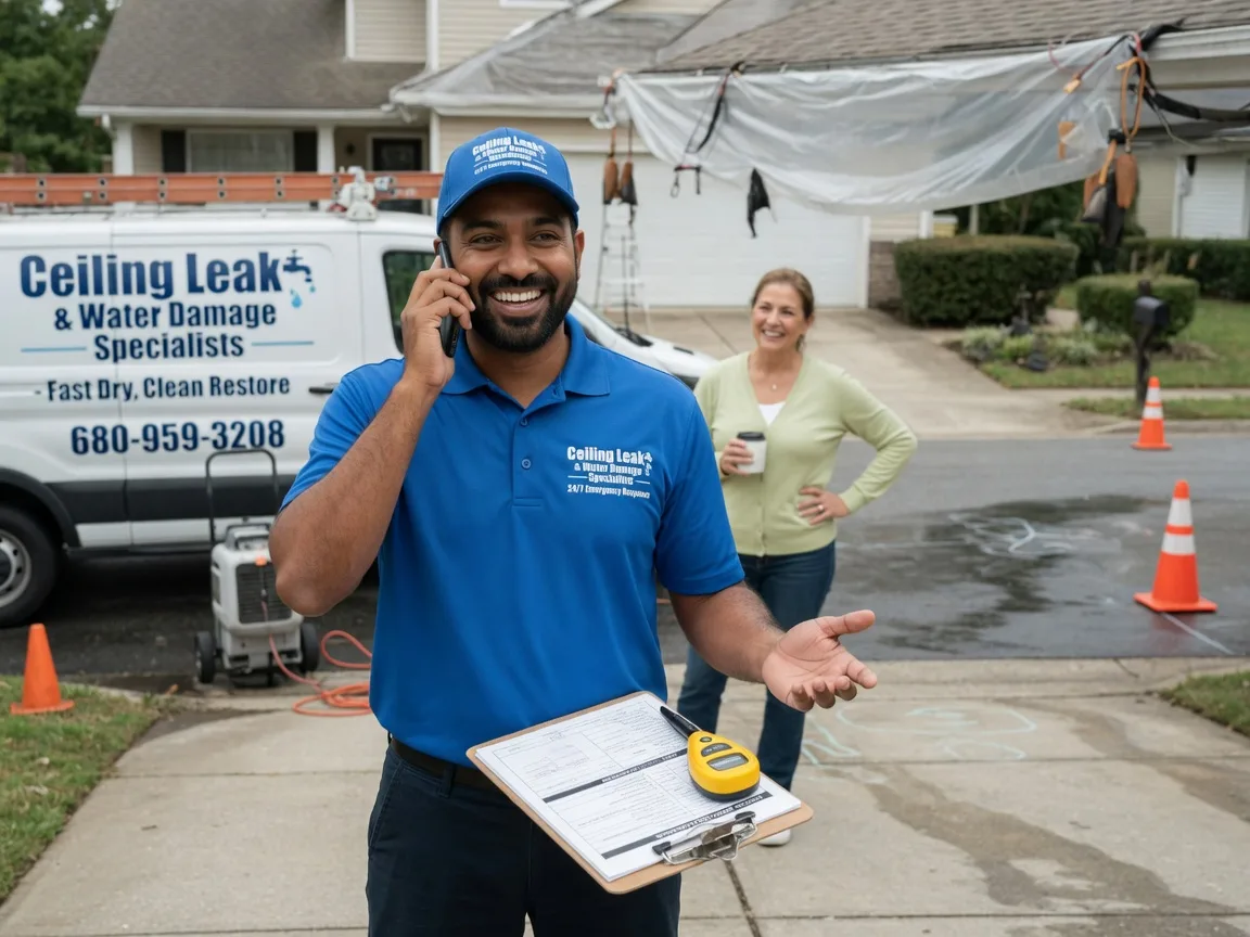 Ceiling Leak Cleanup Equality, IL FAQs